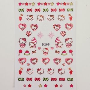 ⭐4/$15 Candyland Hello Kitty Nail Art Stickers